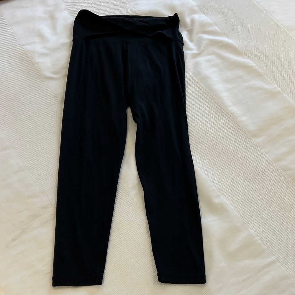 Aerie Women's Real Me 7/8 High-Rise Black Leggings